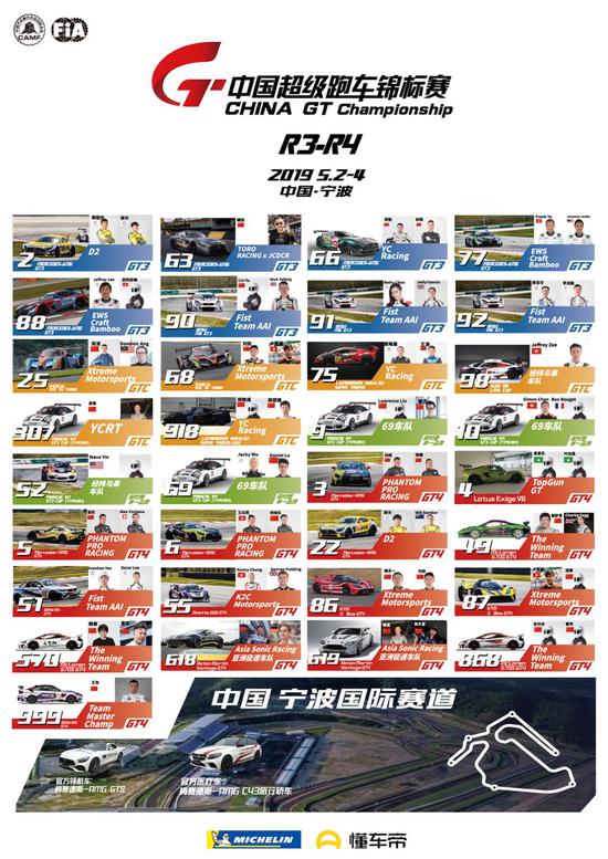 China GT甬城之争排位：Toro Racing与D2获杆位