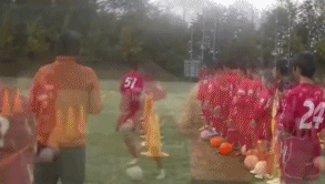 日本的足球舞，这明显更贴合足球运动