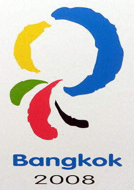 图文:曼谷公布申办2008年奥运会会标_综合体