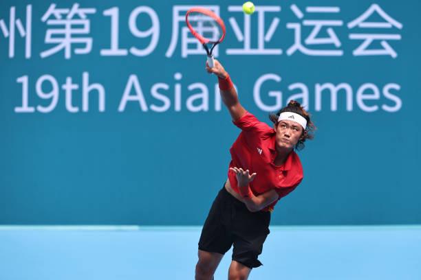 张之臻夺得杭州第19届亚运会网球男单金牌