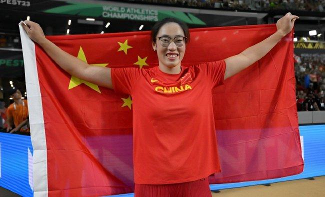 冯彬状态火热为中国田径队赢得了在本届世锦赛上的首枚奖牌
