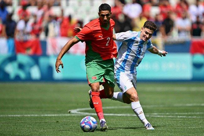 半场-阿根廷国奥0-1落后摩洛哥
