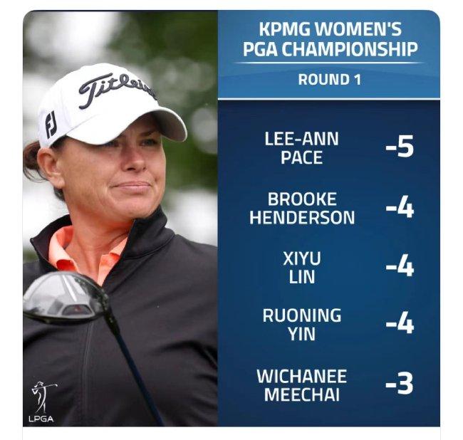 女子PGA锦标赛佩斯领先 林希妤殷若宁亨德森T2