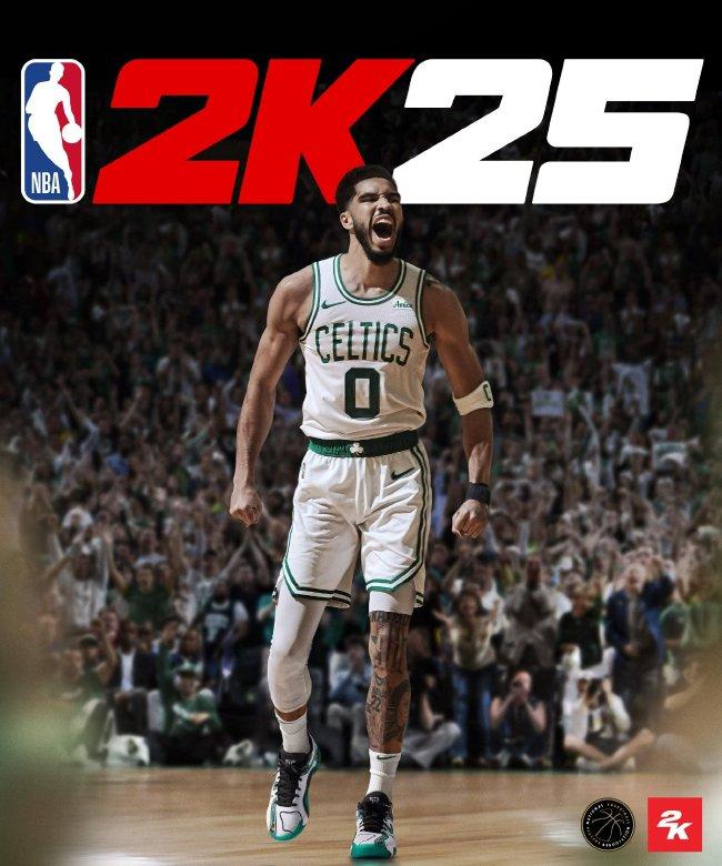 塔图姆成NBA2k25封面人物 名人堂版封面为卡特