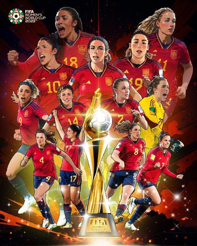女足世界杯-卡蒙娜建功 西班牙1-0英格兰夺冠