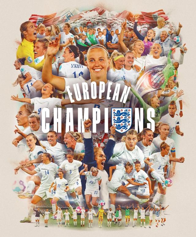 女足欧洲杯-英格兰加时2比1击败德国   首次夺冠