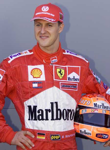 图文-2001赛季f1大奖赛法拉利车手舒马赫